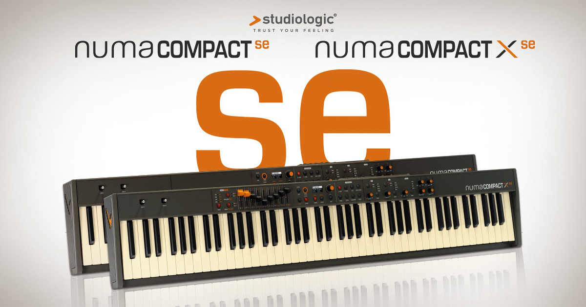 Studiologic ステージピアノ「Numa Compact SE/X SE」発売中！