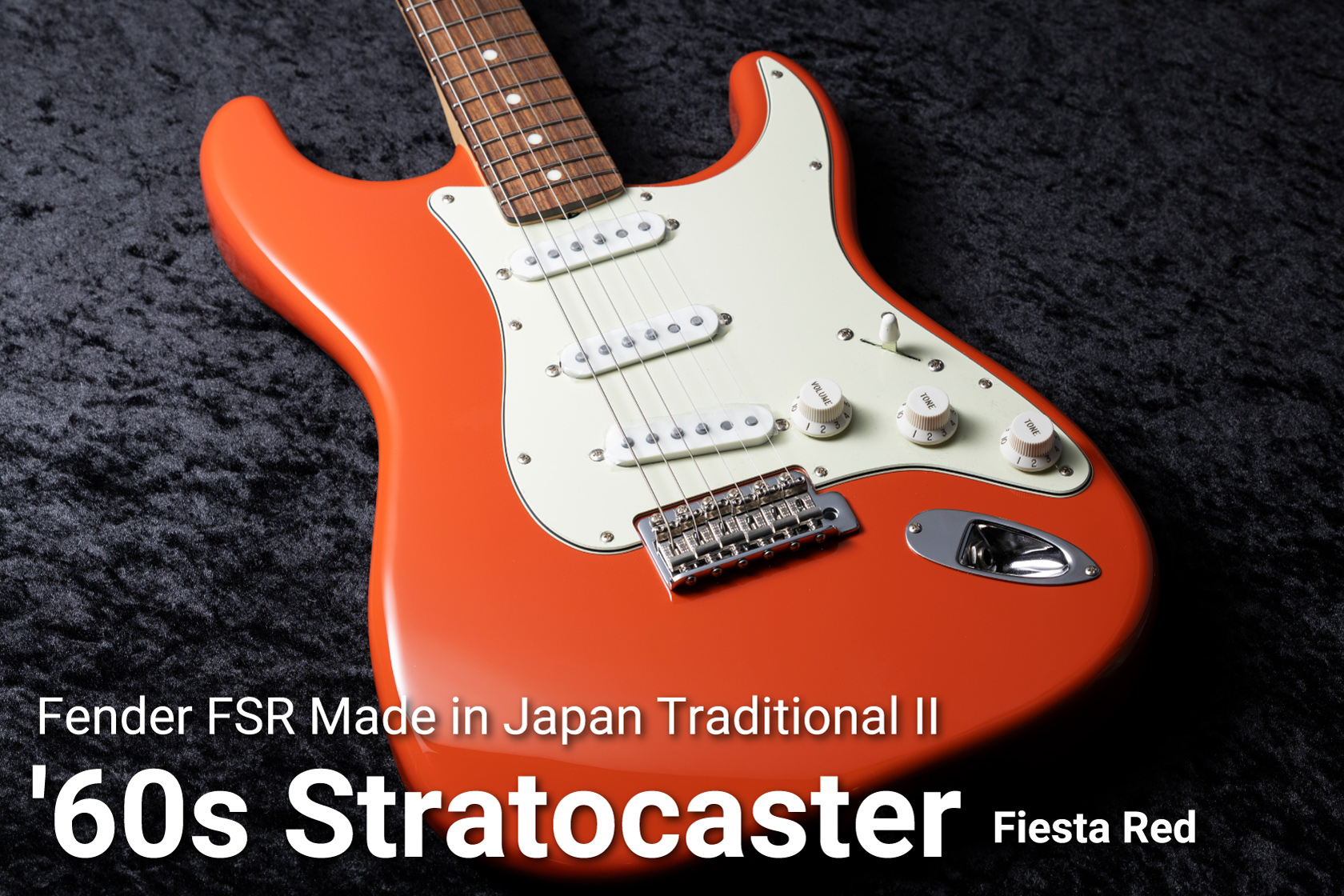 60s Stratocaster Fiesta Red