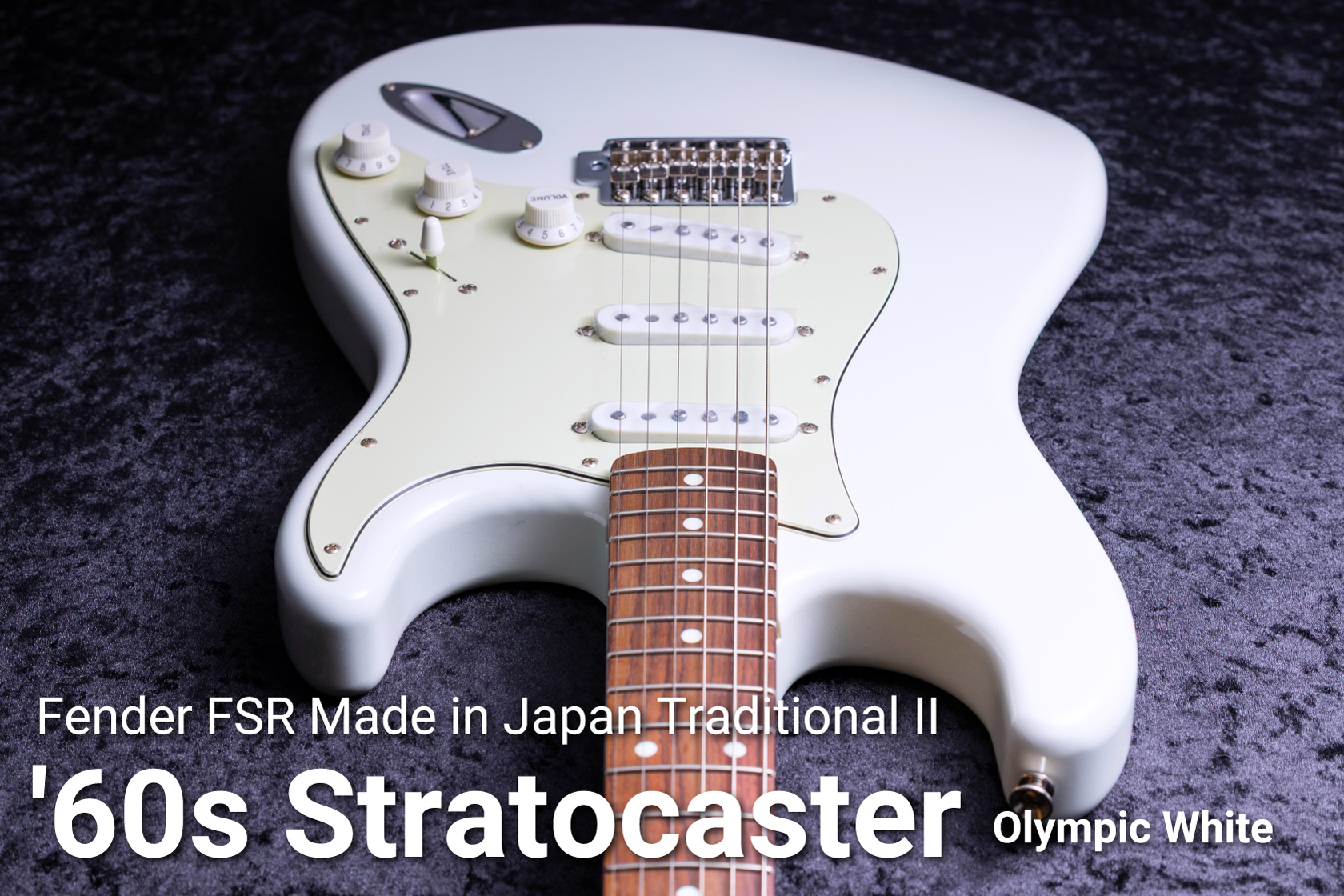 60s Stratocaster Olympic White