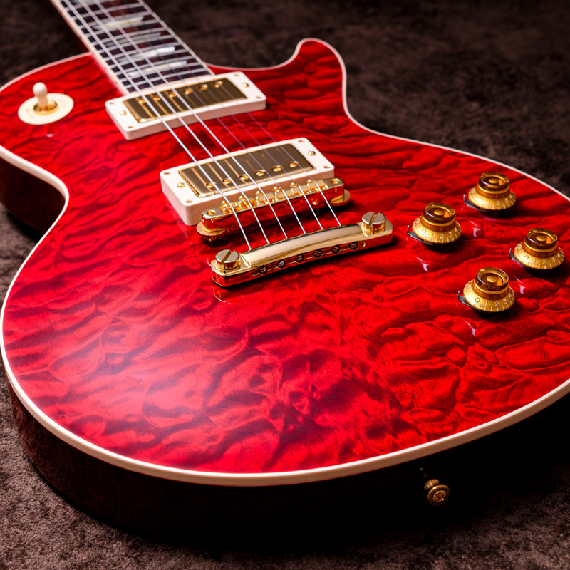 59 Les Paul Standard 5A Quilt Top Trans Red Gloss GH