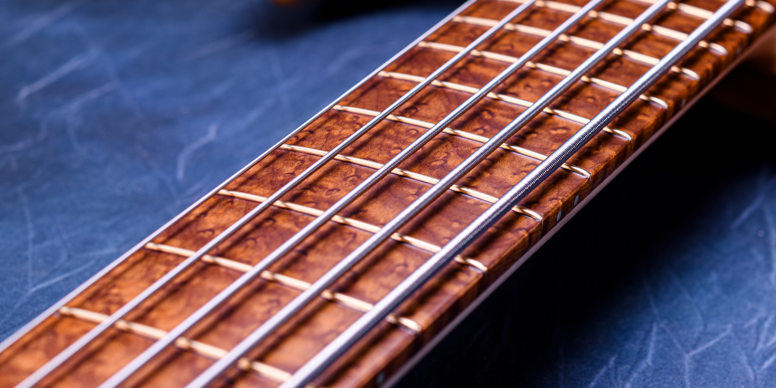 MTD NAMM Show 2025 / 535-24 Flame Red Bloodwood 10 Top, Box Elder Body, Roasted Birds Eye Maple Fingerboard