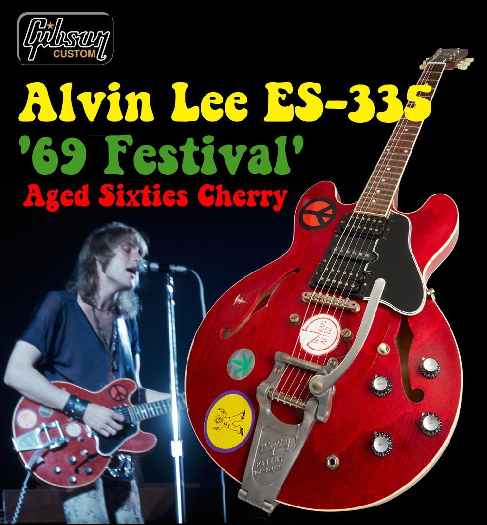 Gibson Custom Shop Alvin Lee Es 335 69 Festival Aged Sixties Cherry G Club Tokyo