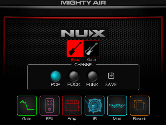 NUX Mighty Air Wireless Stereo Modeling Amplifier 【G'CLUB TOKYO】